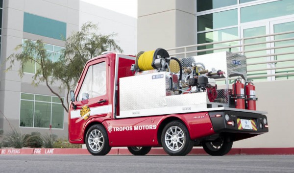 Panasonic y Tropos electrifican camiones de bomberos y de reparto de alimentos refrigerados