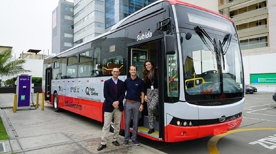 Bus eléctrico de Enel X llega al transporte público de Lima