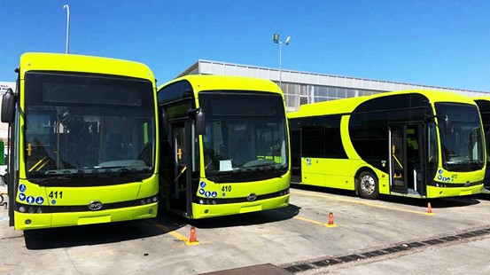España solicita más autobuses eléctricos BYD para reemplazar vehículos de combustión