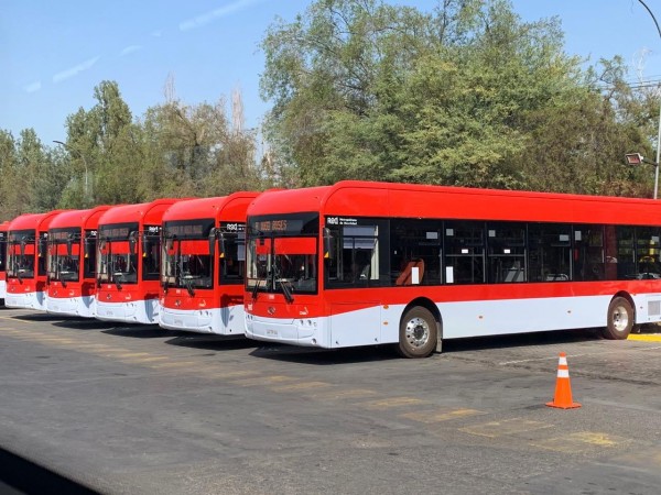 Chile: Destinan 35 nuevos buses eléctricos para transporte público