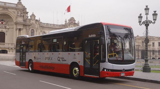 Corredor Rojo: bus eléctrico evitó emisiones de 6 ton de CO2 en Lima