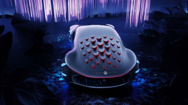 Este es el nuevo auto eléctrico de Mercedes Benz, inspirado en la película Avatar
