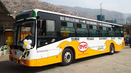 Lanzan primer bus eléctrico con ruta comercial de SJL – Chorrillos
