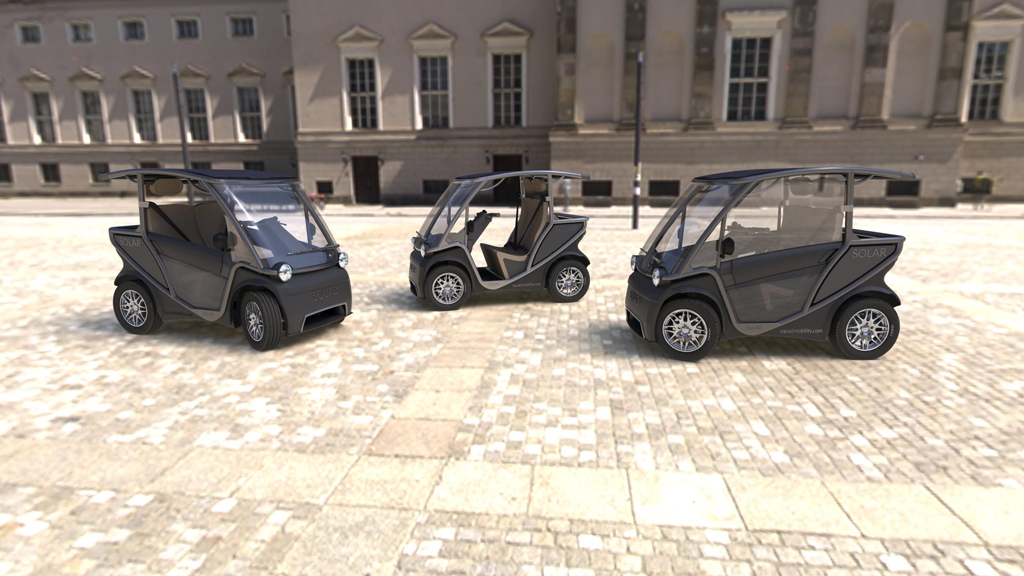 Squad Mobility lanza oficialmente su Solar City Car optimizado para uso privado y compartido EV